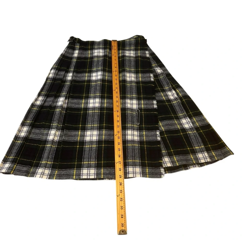 Clan laird skirt kilt womens size 8/10 vintage set 2 red green blue ivory multi - Picture 9 of 15